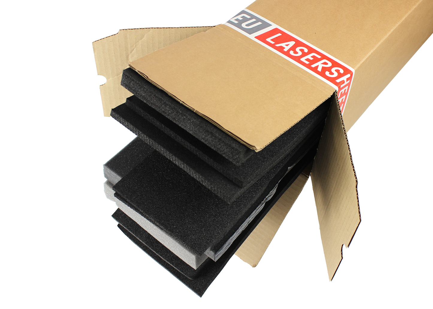 Bundel diverse schuimstroken mixpakket materiaal voor lasersnijden | Lasersheets