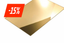 Spiegel-acrylaat 3.0 mm goud - Lasersheets - sale 15%