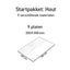 Startpakket: Hout - Lasersheets